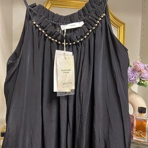 Mango black dress